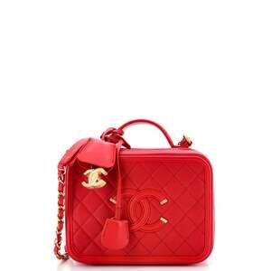 Chanel Filigree Vanity Case Quilted #233977C37B